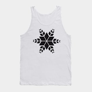 minimalistic black star Tank Top